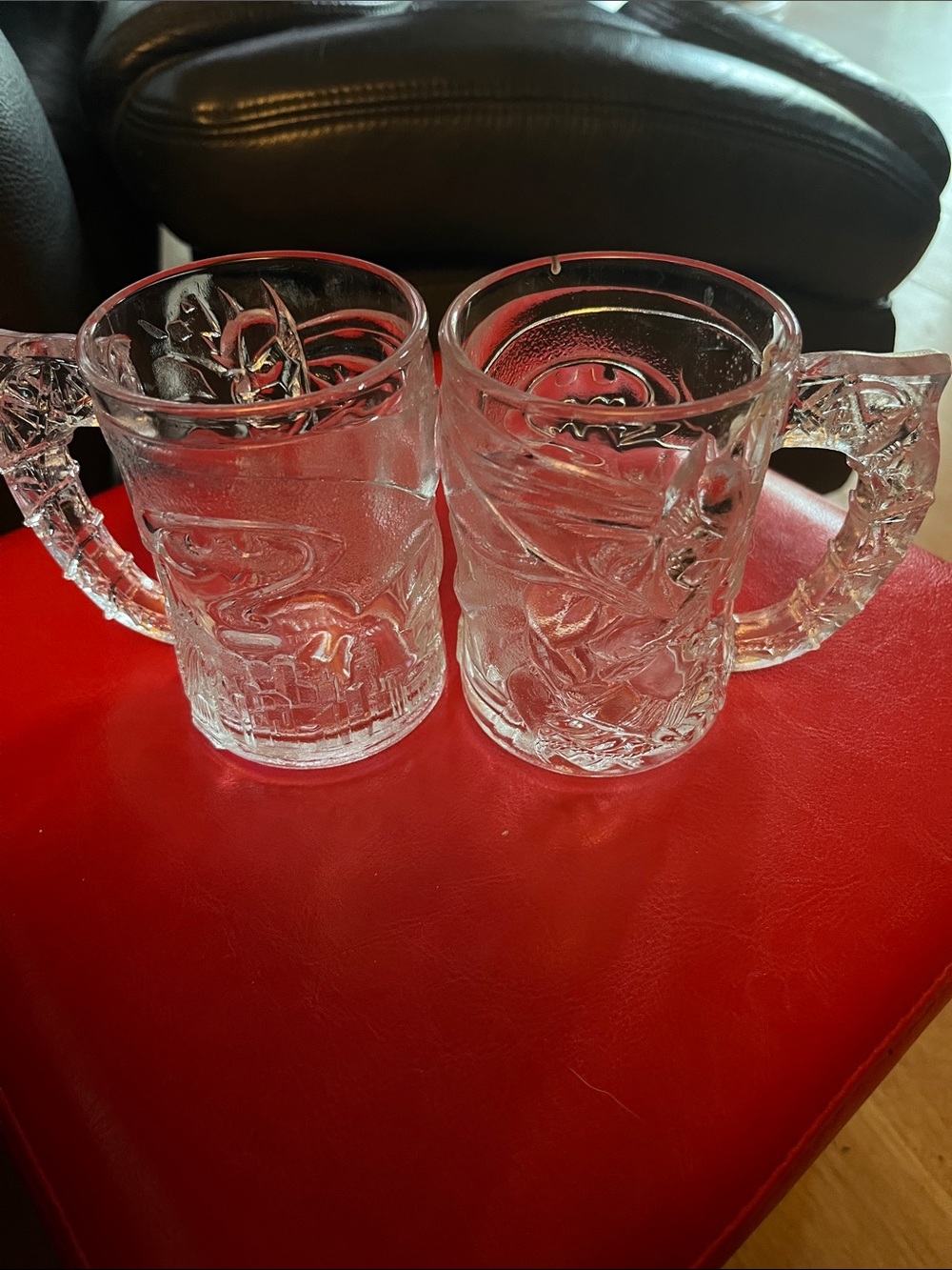 Vintage McDonalds clear glass mugs